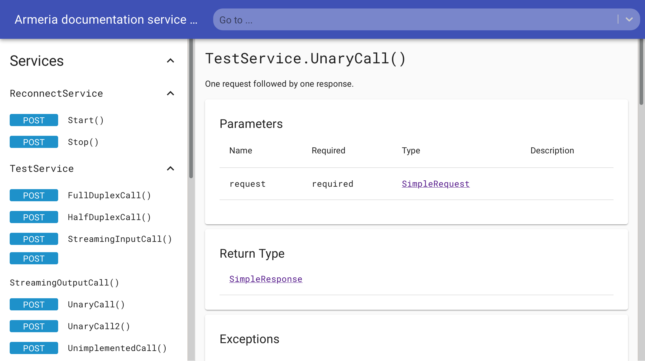 DocService screenshot