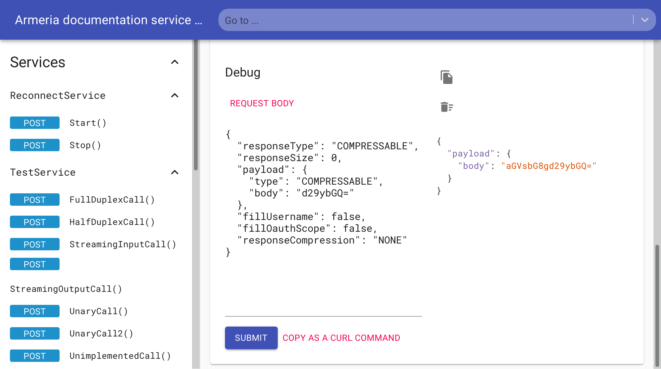 DocService screenshot